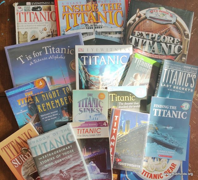 Do you want to build a Titanic? Are you looking for engaging Titanic resources to celebrate this year's Titanic Day? We have Titanic books, games, math and more. #TitanicDay #makingmemories #cardboardtitanic #titanicbooks #math #crafts4kids