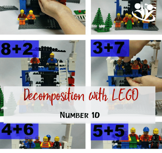 Do you want to practice decomposing number 10 with the LEGO characters? Decomposition is a skill that requires practice. #math #LEGO