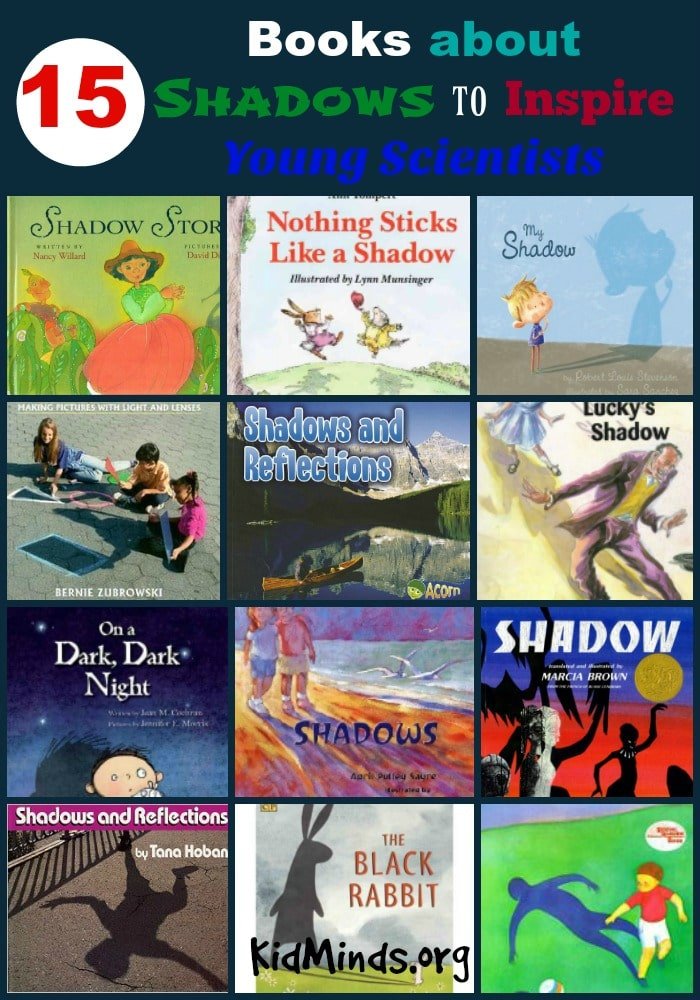 With these 15 books about Shadows you can launch a fun, investigative, inquiry based unit study into shadows that your kids will love!  #unitstudy #kidlit #scienceforlittlekids