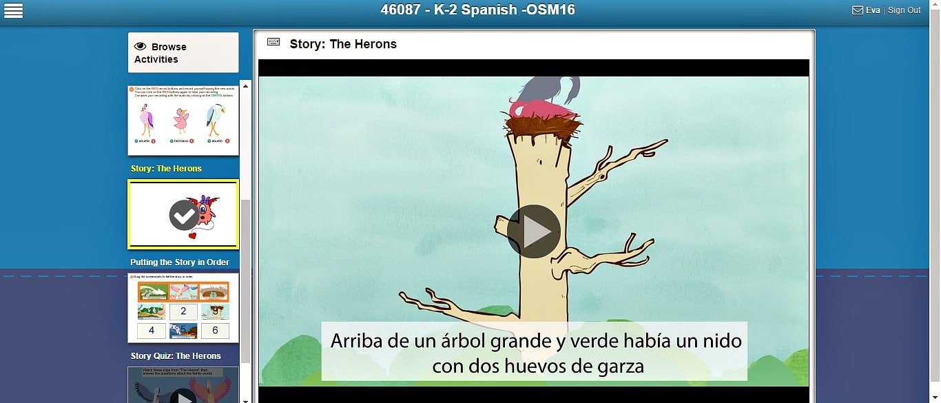 Our first adventure into the world of online Spanish learning was entertaining and educational.  So, if you are looking for a self-paced, online foreign language program for kids, I recommend this program.  Middlebury Interactive Languages makes learning at home fun and easy.  