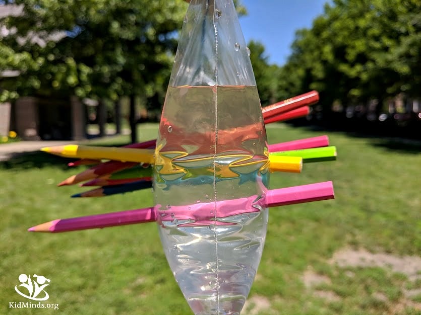 No prep science a bag of pencils. Introduction to atoms, molecules, polymers, and the alphabet of life. #science  #summerfun