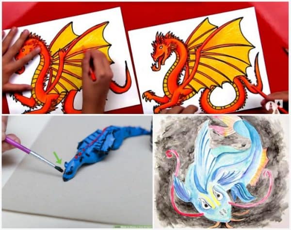 From dragon science to dragon art, there are many wonderful ways to play and learn with mighty dragons. #dragonday #makingmemories #dragons #kidactivities #familyfun #learningthroughplay #astheygrow #funathomewithkids