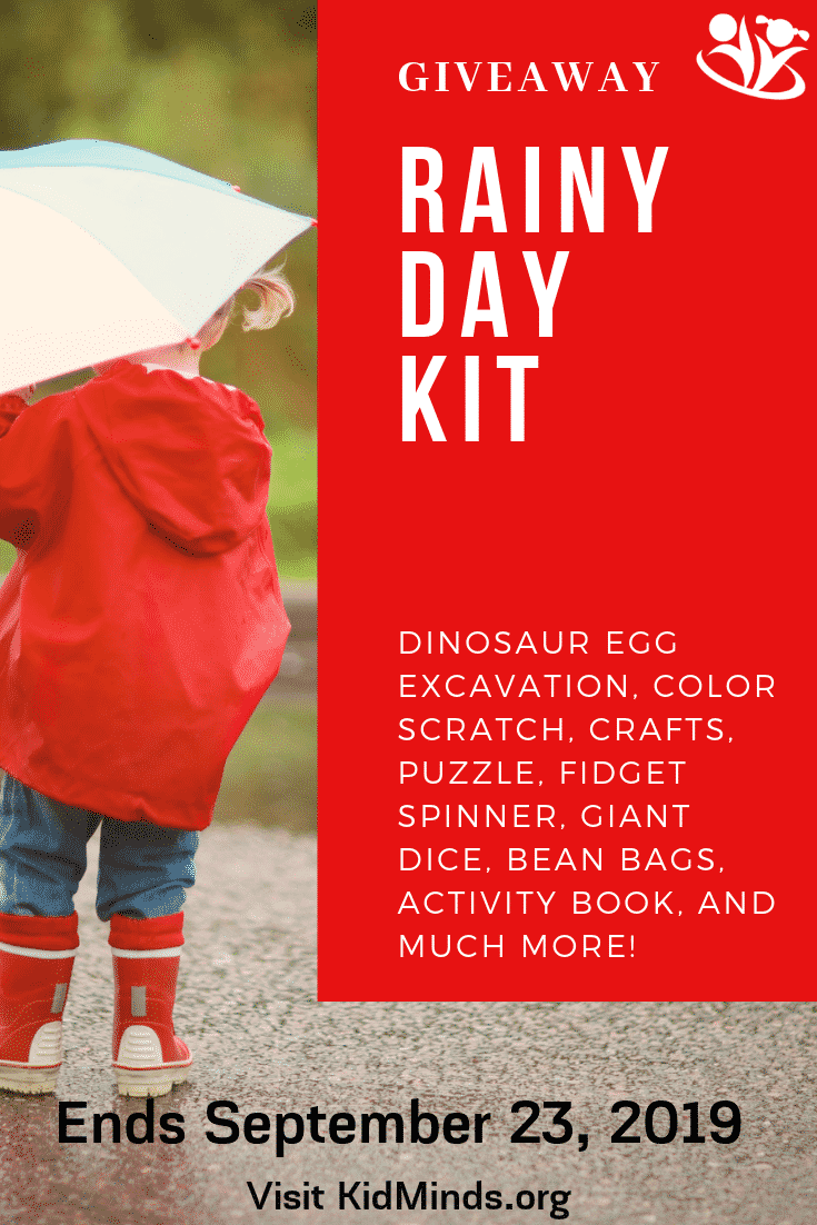 Rainy Day Kit for kids with 16 ridiculously fun projects, crafts, puzzles, experiments, and more. #rainyday #kidsactivities #rainydayactivities #creativekids #boredombusters #learningallthetime #handsonlearning #kidminds