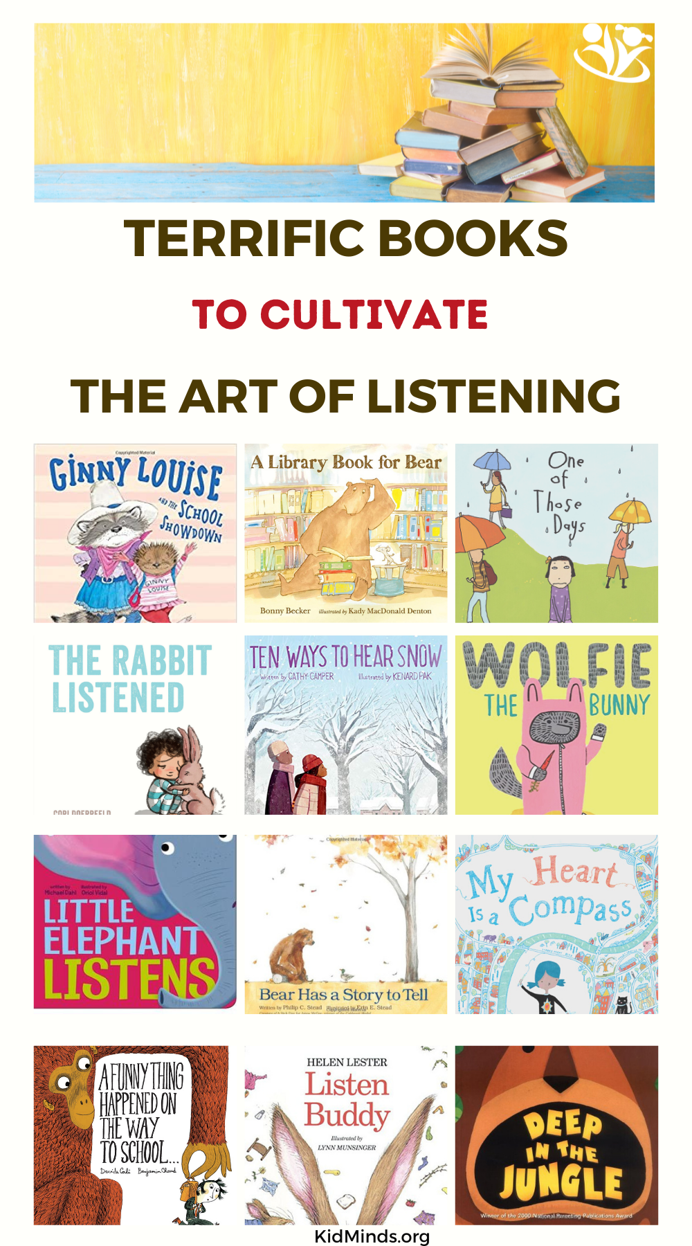 A great selection of picture books about the importance of listening well and how to become better at it. #kidlit #picturebooks #raisingreaders #listeningbooks