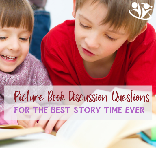 Your guide to asking the kinds of questions that will inspire your kids to think deeper and develop critical thinking skills. #raisingreaders #storytime #picturebooks #discussionquestions