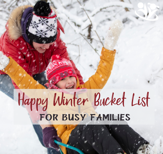 Cozy and sweet winter bucket list for your family to help you celebrate this time of the year. Free watercolor printable. #winter #familyfun #laughingkidslearn #kidsactivities #formoms