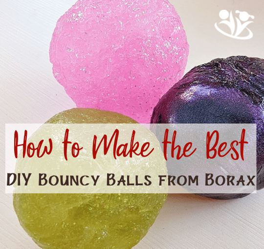 Kids love to play! Making your own bouncy balls (from Borax) is the perfect way to combine play and learning. Plus, these balls are a blast for the whole family. #kidsactivities #laughingkidslearn #earlyeducation #handsonlearning #kidminds #creativekids #borax