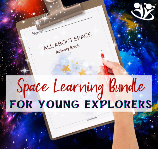 This free set of printable, space-themed activities is perfect for children of all ages. Not only are they fun, but they're educational, too, ideal for combating boredom or as part of a space lesson. #kidsactivities #kidminds #STEM #creativelearning #laughingkidslearn #earlyeducation #funlearning