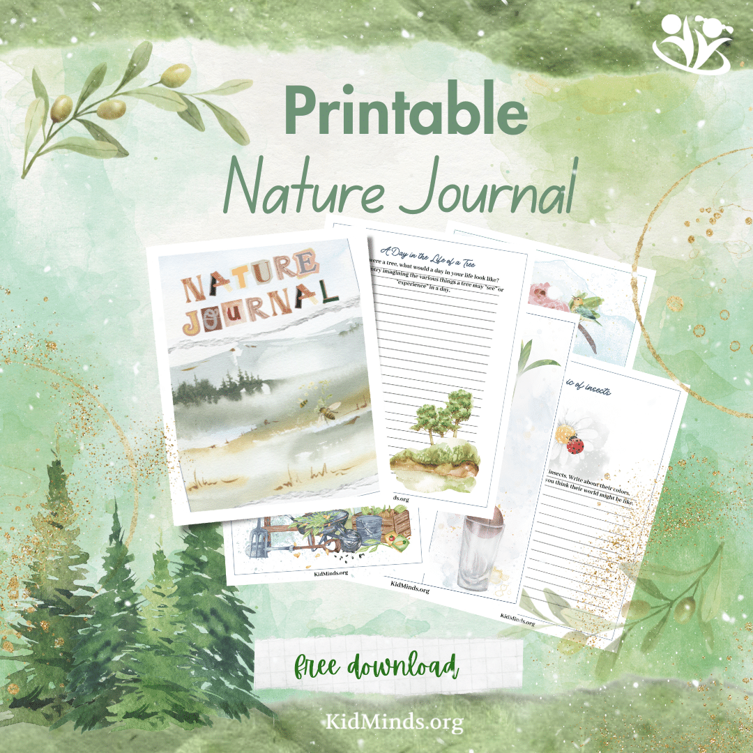 The Simple Nature Journal for Kids offers an engaging way for young minds to explore their surroundings. Designed with interactive elements, it encourages children to observe, record, and appreciate the beauty of nature.  #kidsactivity #nature #kidminds #STEM #naturedetectives #creativelearning #funlearning #earlyeducation