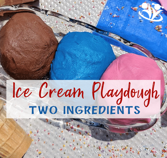 Ice cream playdough is an excellent activity for fueling children's creativity, improving motor skills, and providing hours of fun. #kidsactivities #braingym #creativelearning #funlearning #earlyeducation #finemotorskills #kidminds #laughingkidslearn